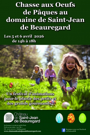 Chasse aux oeufs au château de Saint-Jean de Beauregard [18 - 880]