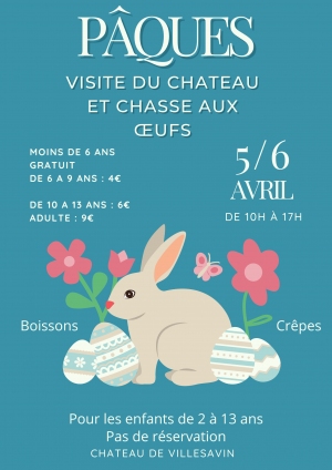 Grande chasse aux œufs au château de Villesavin  [5 - 884]