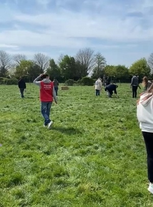 Chasse aux oeufs à la ferme pédagogique du Château [15 - 886]